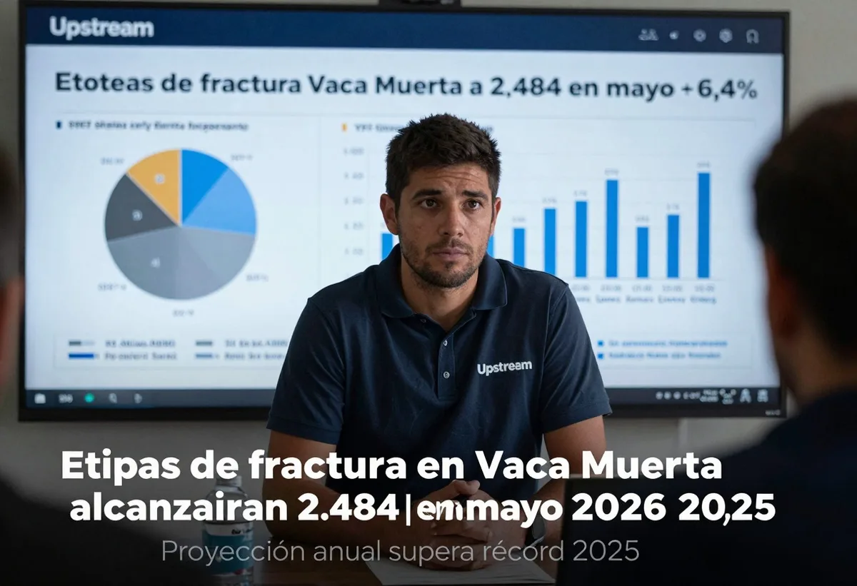 Vaca Muerta: 2.484 etapas de fractura en mayo